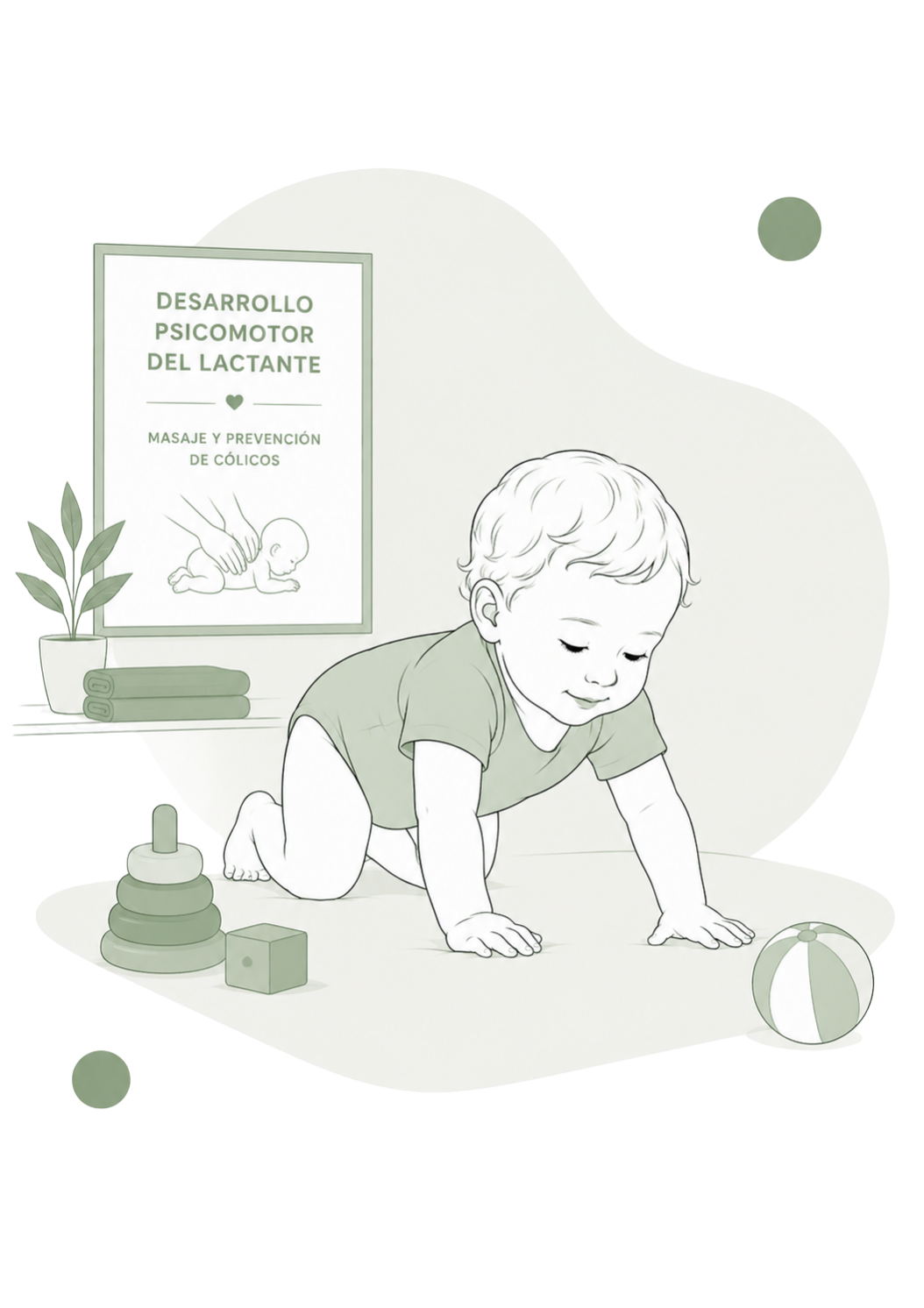 Masaje infantil y prevención de cólicos