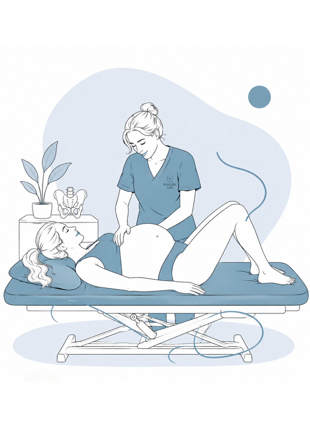 Fisioterapia pelviperineal durante el embarazo